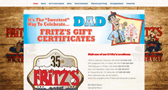 Desktop Screenshot of fritzsfrozencustard.com